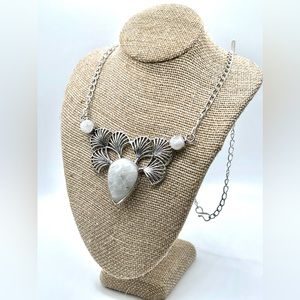 Rainbow Moonstone Necklace 16”-18”